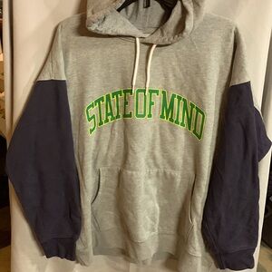 state of mind hoodie. Good condition. Lg